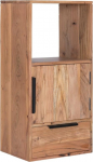Woodkings&reg; Wall Auckland 1 Door/1SCHUB/, Riiul, sobib TV Lowboard, puitm&ouml;&ouml;bli seinamoodul - hoiu-/n&auml;idikeriiul - puidust riiul, rippraudtee
