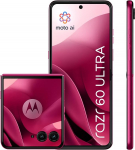 Motorola razr 60 Ultra Flip-Phone (6,96-tolline POLED-ekraan / vastupidav 4,0-tolline v&auml;liekraan t&auml;nu Gorilla-keraamilisele klaasile, vastupidav, veekindel, 50 MP kaamera Moto-AI-ga, 16/512 GB) Pantone Cabaret
