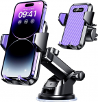 VANMASS mobiiltelefoni hoidja auto ventilatsioon lilla mobiiltelefoni hoidja auto 4 in 1 mobiiltelefoni hoidja auto iminapakett 100% kriimustust&otilde;rje nutitelefoni hoidja auto sisemuse ukse k&auml;epidemed iPhone 17 Samsung Huawei Mate 60 Pro
