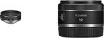 Canon RF 28 mm F2.8 STM Pancake Lens for EOS R Series Cameras & RF 50 mm F1.8 STM Lens Compact and Lightweight, High Light Intensity of 1:1.8