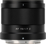 VILTROX AF 15mm F1.7 &Otilde;hukaamera objektiiv APS-C autofookusega laia nurgaga suure avausega kerge (Nikon Z jaoks)