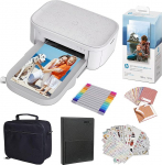HP Sprocket Studio Plus 4 x 6 inch Instant Printer - Package: Photo Album, Marker, Photo Paper and Stickers