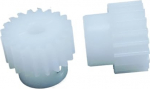 Lastic-Zahnr&auml;der Kunststoff-Motorgetriebe, 2 St&uuml;ck, 0,7 m, 16 Z&auml;hne, Kunststoff-Stirnrad, 12,6 mm Durchmesser, 5 Zahnbreite, mehrere Bohrungen for die Lenkung(3.17mm bore)