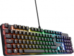 Trust GXT 871 Zora Prantsuse AZERTY paigutusega mehaaniline klaviatuur Trust GXT 871 Zora Prantsuse AZERTY paigutusega mehaaniline klaviatuur