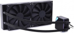 Alphacool 13053 Core Ocean T38 AIO 280 mm Multi-Compatible All-in-One CPU AIO vesijahuti, &uuml;hilduv Intel & AMD PWM-juhitava pumbaga, 200-1700 RPM