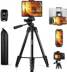 Mobile Phone Tripod, Upgrade 172 cm/67 Inch Camera Tripod for Smartphone iPad with Phone Holder and Remote Control, Lightweight Tripod Tripods for iPhone/Samsung/Huawei/Ring Light