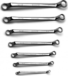 Capri Tools 75 kraadine s&uuml;gavamahuline topeltmuhvikomplekt, 1/4 kuni 1 tolli, SAE, 7-osaline, koos raskeveokottiga