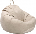 ArtsPavilion Bohnenbeutel Stuhl Diivan Deckung Ohne F&uuml;llstoff Lazy Lounger Hochr&uuml;cken Gro&szlig;er Bohnenbeutel Aufbewahrungsstuhl Couch Couch, Faule Diivan St&uuml;hle 70cmx80cm beež