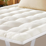 Niagara Bamboo Mattress Topper 140 x 200 x 3 cm, Cooling, Breathable for Back Pain Relief, Deep Pockets for 20-50 cm Mattresses