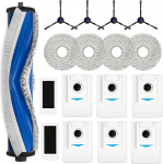 T30S tarvikud Ecovacs Deebot T30S PRO / T30S robottolmuimejale, Saprdii 1 x peahari 6 x tolmukotid 4 x puhastuslapid 2 x filtrid 4 x k&uuml;lgharjad, varuosad robottolmuimeja tarvikud.