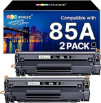 GPC IMAGE 85A tooner must, &uuml;hilduv HP 85A CE285A tooneriga HP Laserjet P1102W tooner must P1102 P1100 P1106 P1108 P1109 M1130 M1132 M1210 M1210MFP M121212 NF NF M1217NFW (2 pakki)