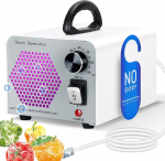 2-in-1 osoonigeneraator 60,000 mg/H, osooniseade, osooni &otilde;hupuhastaja vee ja &otilde;hu režiimiga, O3 l&otilde;hnade neutraliseerija, osoonigeneraator 120 minutilise taimeri, osonaator auto, kodu, puuviljade, k&ouml;&ouml;giviljade jaoks.