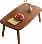 Tragbarer, faltbarer Couchtisch, rechteckig, madal Tisch f&uuml;r kleine R&auml;ume, ideal f&uuml;r Schlafzimmer, Wohnzimmer, Balkon, keine Montage erforderlich, kompaktes und vielseitiges Design
