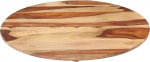 Lauaplaat massiivpuidust roosipuust Wane Edge massiivpuidust asenduslauaplaat koos 2 puidust klambritega, puidust laud s&ouml;&ouml;gilauda kohvilauda, paksus: 25-27 mm, l&auml;bim&otilde;&otilde;t: 50 cm