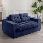 MAXYOYO diivan 2 istekohaga Corduroy polsterdatud p&otilde;randatool koos k&auml;etoega, loveseat kondita, tepitud padjaga ja seljatoega, suur papukott magamistoas ja elutoas