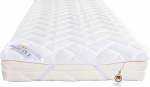 PROCAVE AloeVera Quilted Mattress Topper with 4 Corner Elastics, Mattress Topper 100% Made in Germany, Mattress Protector in 80 x 160 cm
