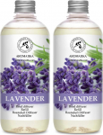 Room Fragrance Diffuser Refill Lavender with Essential Lavender Oil 1 L - 2 x 500 ml - Refill Set for Fragrance Diffuser - Room Fragrance - Room Fragrance - Diffuser Refill - Room Air - Lavender