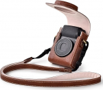 Rieibi kaamerakohver Sony RX100 seeria/Ricoh GR seeria - Retro nahk&uuml;mbris Ricoh GR IIIx/Ricoh GR III II/Sony RX100 II III IV V VI VII, tekstuurikohv, .UUS versioon