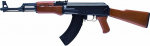 Softair 202229 Kalashnikov AK 47 Wood Calibre 6 mm Spring Pressure < 0.5 Joules