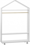 Atmosphera Children's Wardrobe with Wheels White