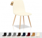 FIGOOO toolikatted, komplekt 6, Stretch toolikatted, Skandinaavia, universaalne, eemaldatav, pestav, kaitsvad katted k&ouml;&ouml;gitoolidele, hotellile, banketile (beež, 6 t&uuml;kki)