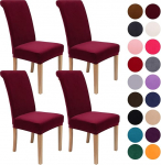 Colorxy Spandex kangast Stretch s&ouml;&ouml;gitool Slipcovers Home Decor Set of 4