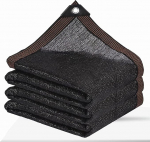 Shade Net - varju v&otilde;rk koos aasadega Kerge ja vastupidav varju v&otilde;rgumarkiis patio pergola r&otilde;du aed taim kasvuhoone kana Coop v&auml;ljas (must 2 x 5 m)