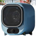 Kondensaatoriga pesukuivati, 0-200 minuti taimer ja 35 dB vaikset t&ouml;&ouml;d, kuuma/k&uuml;lma &otilde;hu kuivatamine, t&ouml;&ouml;laua- v&otilde;i seinakinnitus, 0,8 kg koormus Sinine