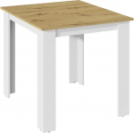 MATKAM Kongo laud K 75 x L 80 x S 80 cm, lihtne, lineaarne v&auml;limus, lamineeritud m&ouml;&ouml;bliplaat, kriimustuskindel, vetth&uuml;lgav, plekikindel (Artisan Oak)