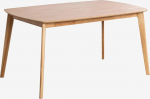 SKLUM Elba ristk&uuml;likukujuline puidust s&ouml;&ouml;gilaud (150 x 90 cm) naturaalne pruun