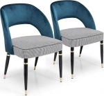 Kare Samantha Design Armchair Petrol 2 s&ouml;&ouml;gitooli, tugitoolid, istmed, sinine/veelett, 83 x 56 x 58 cm.