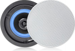 Herdio 4 Inch Ceiling Speaker, 160 Watt 2-Way Flush Mount Built-in Speaker, for Mounting on System, for Indoor, Bedroom, Bathroom, Home Cinema, Covered Porches