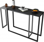 Konsoollaud, t&ouml;&ouml;stuslik koridorilaud, pikendatav laud, kitsas, rauast lauaplaadiga, k&ouml;&ouml;ki, esikusse, elutuppa, s&ouml;&ouml;gituppa (Hall, 31,4 tolli/80 cm)