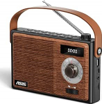 COLSUR Retro raadio koos Bluetooth-k&otilde;lariga, kaasaskantav Vintage raadio AM / FM raadioga koos akuga, laetav k&otilde;lar koos k&ouml;&ouml;giraadioga, toetab USB / TF / AUX funktsiooni, kingitused meestele