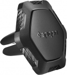 Spigen Kuel QS11 auto magnethoidja Slim Profile Hexagon Design autohoidja ventilatsioon must