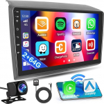 Inefala 2G + 64G Android autoradio Fiat Ducato / Citro&euml;n Jumper / Peugeot Boxer 2010 traadita Carplay Android auto, 9-tolline puuteekraaniga autoraadio GPS navigatsiooniga WiFi RDS / FM SWC mikrofoniga tagurdamine