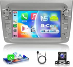 8 Core 4G + 64G autoraadio Android 15 Alfa Romeo MITO 2008-2016 jaoks, 7-tolline HD IPS puuteekraaniga autoraadio traadita Carplay Android auto GPS Wi-Fi Bluetooth USB FM RDS raadio tagurduskaameraga