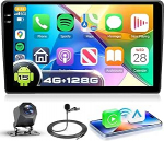 4G+128G autoraadio Android 15 Ford Transit 2009-2016/Ford Focus 2005-2008, 9-tolline HD puuteekraaniga autoraadio traadita Carplay Android auto GPS Wi-Fi USB Bluetooth FM RDS kaameraga.