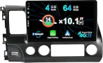 4G + 64G autoraadio Android 14 Honda Civic 8 FK FN FD 2005-2012 Kaamera + Mic Carplay Android Auto Bluetooth 5.0 WiFi RDS Mirror Link GPS navigatsioon Kiire paat 10-tolline IPS