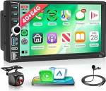 4G + 64G Android Car Radio 2 DIN juhtmevaba Carplay Android auto GPS navigatsiooniga