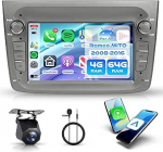 4G + 64G Rimoody Android autoraadio Alfa Romeo MITO 2008-2016 7-tolline traadita Carplay Mito Stereo auto koos Android auto GPS navigatsiooniga Peeglilink Bluetooth WiFi FM/RDS/EQ/AI DSP SWC tagumine vaade