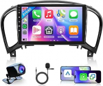2G + 64G traadita Carplay Android autoraadio 2 DIN Nissan Juke J15 2010-2019/YF15 Infiniti ESQ 2011-2017 9-tolline autoraadio Android auto navigatsioon GPS WiFi peeglilink Bluetooth FM/RDS/EQ/SWC tagumine