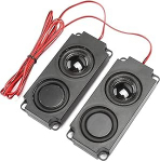 Helik&otilde;lar kaasaskantav must 8&Omega; 5W Heavy Bass Audio Cavity 40 mm sisemine magnetiline kahekordne k&otilde;lar suure helitugevusega igat t&uuml;&uuml;pi digitaalsete toodete jaoks