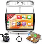 8 s&uuml;damikud 6+128G traadita Carplay Android autoraadio Peugeot 307/307CC / 307SW 2002-2013 9-tolline puuteekraaniga raadio koos Android auto peeglilinkiga Bluetooth FM/RDS/EQ/DSP WiFi GPS navigatsiooniga tagurdamine