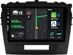 [6G + 128G] IPS 9-tolline Android 14 autoraadio Suzuki Vitara 2014-2020 Navi Octa Core'iga [Sisseehitatud CarPlay/Android Car/DSP/Mirror Link/GPS Navi/360 Camera/Bluetooth 5.0/WiFi/USB