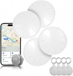 Air Tags - 4 Pack Key Tracker Item Finder t&ouml;&ouml;tab koos Apple Find My (ainult iOS), Bluetooth Tracker Tag v&otilde;tmete, pagasi, kotid, vahetatava aku v&otilde;tmeotsija, Smart Tag koos 4iga