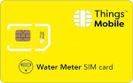 WATER METER SIM-kaart - Things Mobile - &uuml;lemaailmse katvusega ja mitme operaatoriga GSM/2G/3G/4G LTE v&otilde;rk, ei ole fikseeritud kulusid, ei ole aegumist&auml;htaega ja konkurentsiv&otilde;imelised hinnad, koos 10 euro suuruse krediidiga.
