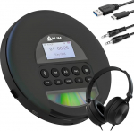 KLIM Nomad CD-m&auml;ngija Bluetooth - kaasaskantav CD-m&auml;ngija Discman kauakestva akuga - sisaldab k&otilde;rvaklappe - CD-R, CD-RW, MP3 - TF lugejaga, raadio FM - ideaalne autodele - kaasaskantav CD-m&auml;ngija Diskman