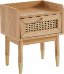BA&Iuml;TA Leon06 Bedside Table, Wood, Oak, L 40 cm