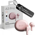 sudio A3 Pro T&otilde;elised juhtmevabad k&otilde;rvaklapid Traadita Bluetooth m&uuml;ravastased k&otilde;rvaklapid Bluetooth 5.4 aktiivne m&uuml;ravastane 25 tundi m&auml;nguaega USB-C laadimiskohver roosa